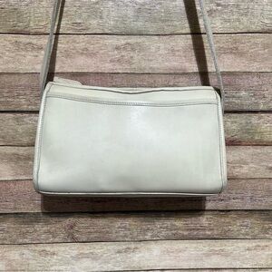Coach White Leather Vintage Crossbody